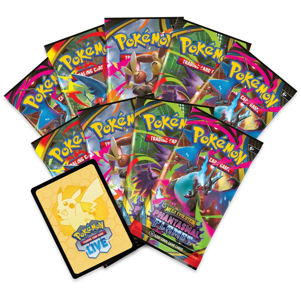 Pokemon TCG: Mega Evolution Phantasmal Flames Elite Trainer Box  (PRE-ORDER)